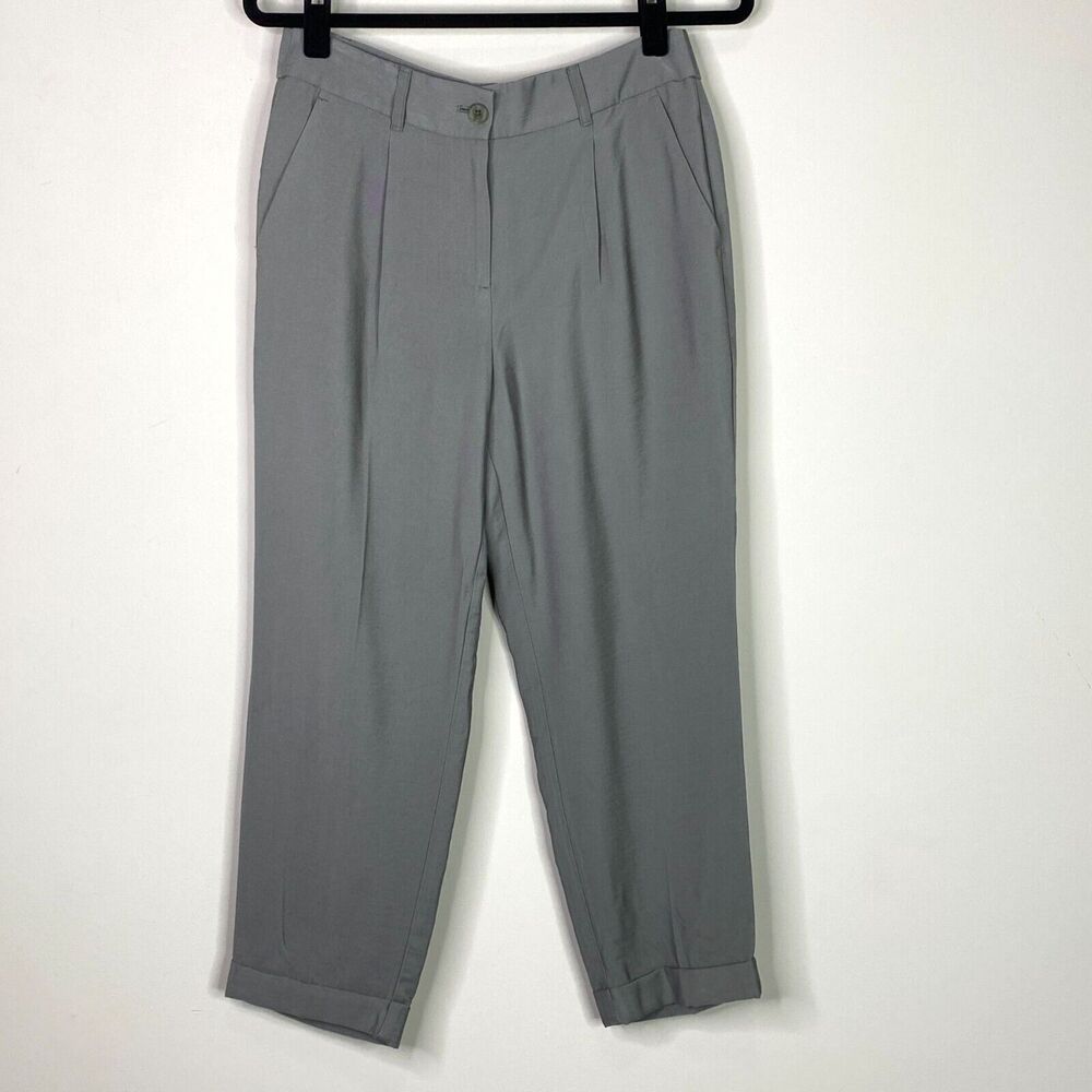 LOFT 2022 Skinny Ankle Cuffed Pants Women's Size 4 Petite